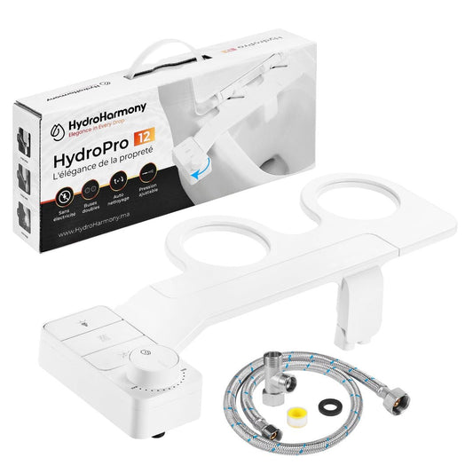 Bideu HydroPro-12™ montat pe WC – igienă intimă fără curent
